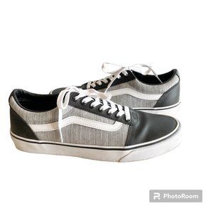 Vans Ward Drizzle/White Lace Up Sneaker US Mens 10.5